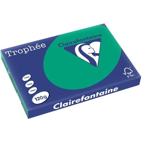 Kopierpapier Trophee A3 120g/qm VE=250 Blatt tannengrün