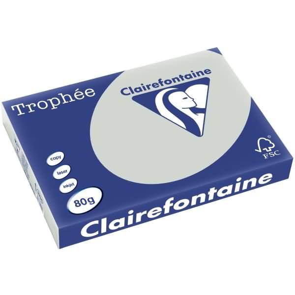 Kopierpapier Trophee A3 80g/qm VE=500 Blatt stahlgrau