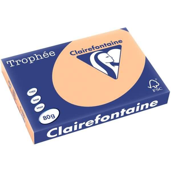 Kopierpapier Trophee A3 80g/qm VE=500 Blatt aprikose