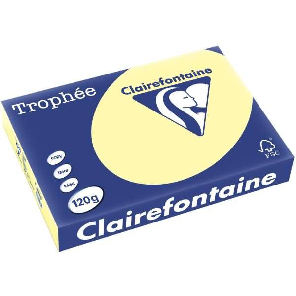 Kopierpapier Trophee A4 120g/qm VE=250 Blatt gelb