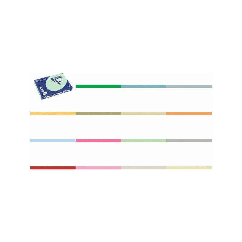 EXACOMPTA - Trophee Farbiges Papier DIN A3 80g orange für Laser- und - Normal/Kopierpapier - 80 g/m²