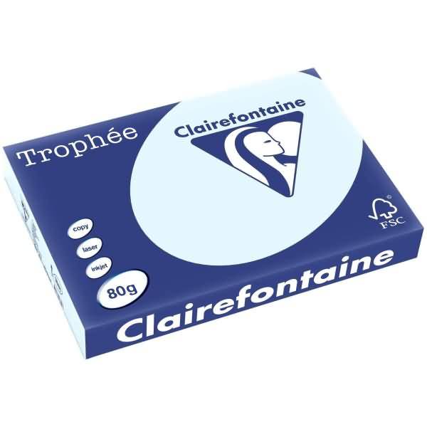 Kopierpapier Trophee A3 80g/qm VE=500 Blatt hellblau