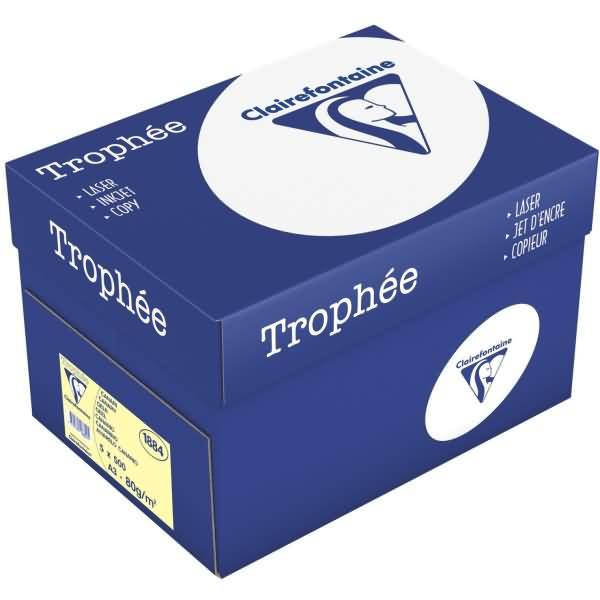 Kopierpapier Trophee A3 80g/qm VE=500 Blatt gelb