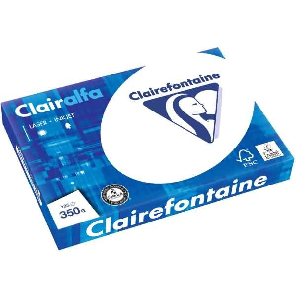 Multifunktionspapier Clairalfa A3 297x420mm 350g/qm weiß VE=125 Blatt