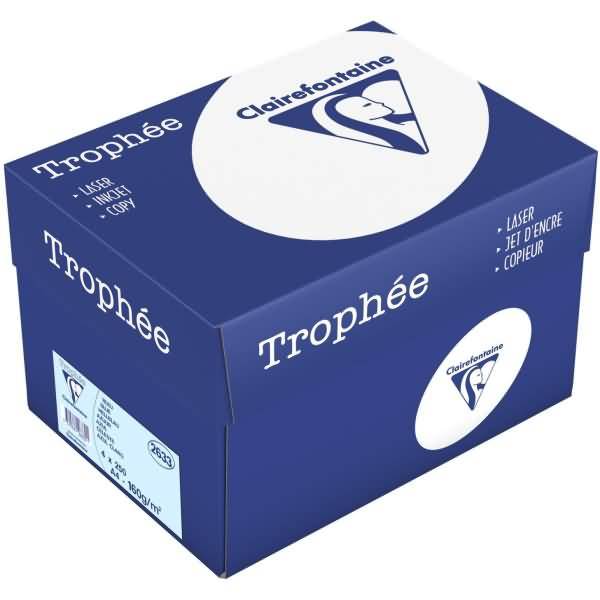 Kopierpapier Trophee A4 160g/qm VE=250 Blatt hellblau
