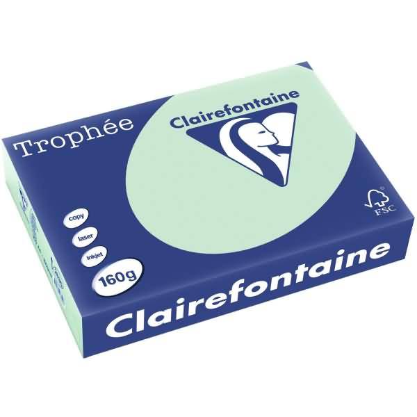 Kopierpapier Trophee A4 160g/qm VE=250 Blatt hellgrün