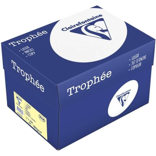 Kopierpapier Trophee A4 160g/qm VE=250 Blatt gelb