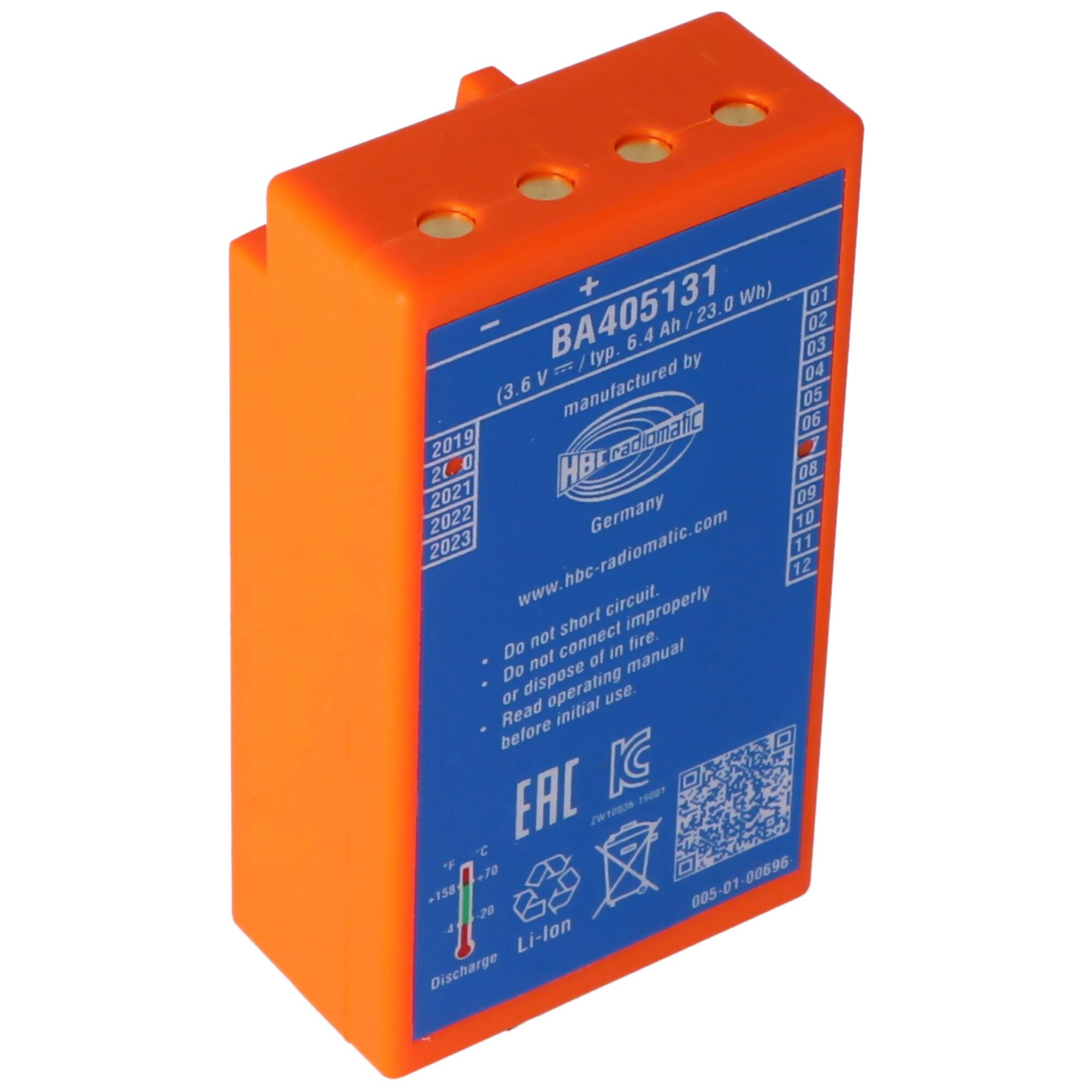Orignalakku für HBC BA405130 HBC BA405131 HBC BA4051L1 Akku für HBC Funkfernsteuerung Technos A 3,7 Volt 6400mAh 90x49x2