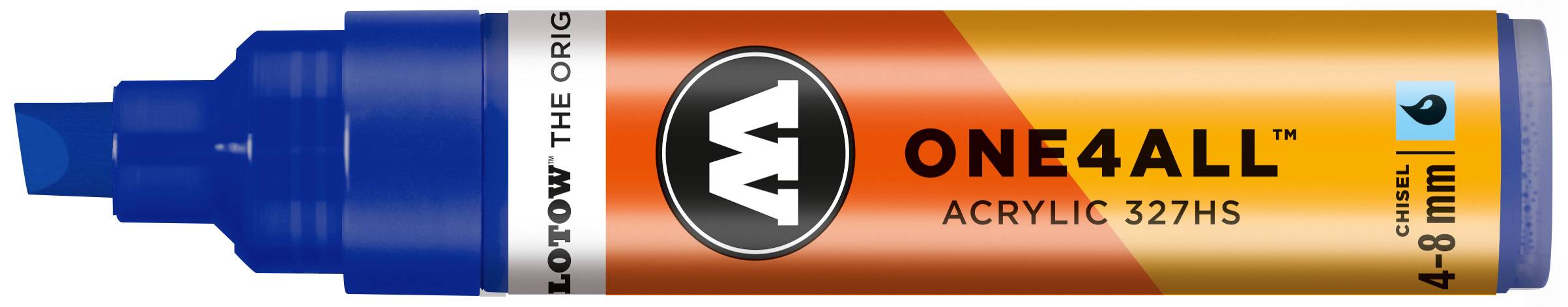 Acrylmarker ONE4ALL ACRYLIC 327HS 4-8mm, Nr. 204, echtblau