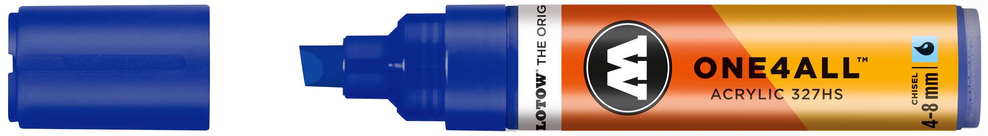 Acrylmarker ONE4ALL ACRYLIC 327HS 4-8mm, Nr. 204, echtblau