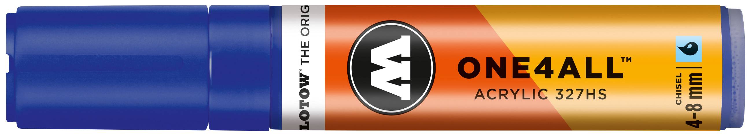 Acrylmarker ONE4ALL ACRYLIC 327HS 4-8mm, Nr. 204, echtblau