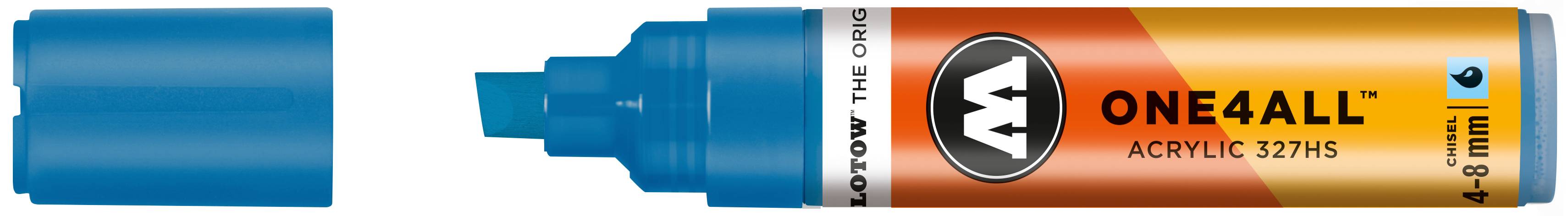 Acrylmarker ONE4ALL ACRYLIC 327HS 4-8mm, Nr. 230, schockblau