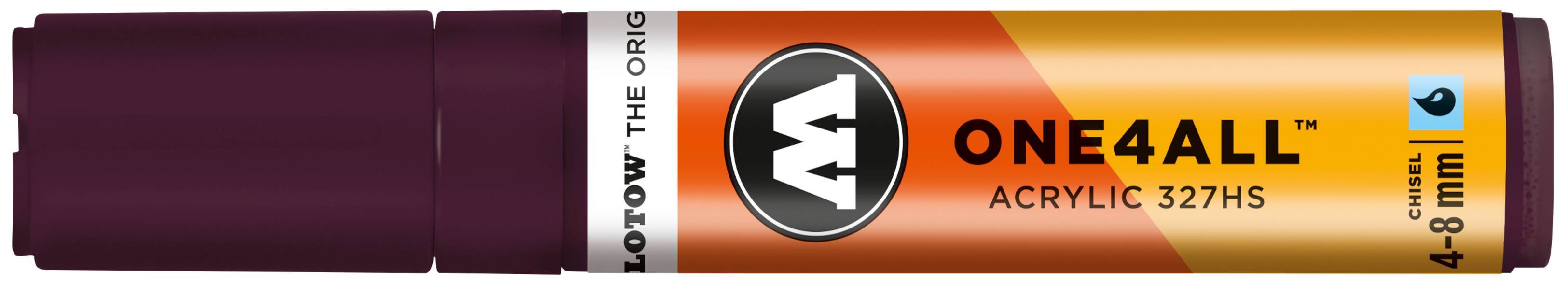 Acrylmarker ONE4ALL ACRYLIC 327HS 4-8mm, Nr. 233, purpurviolett