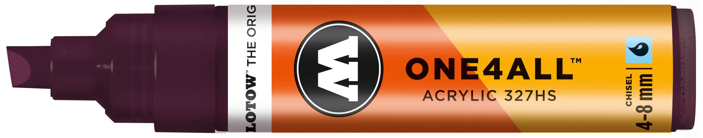 Acrylmarker ONE4ALL ACRYLIC 327HS 4-8mm, Nr. 233, purpurviolett
