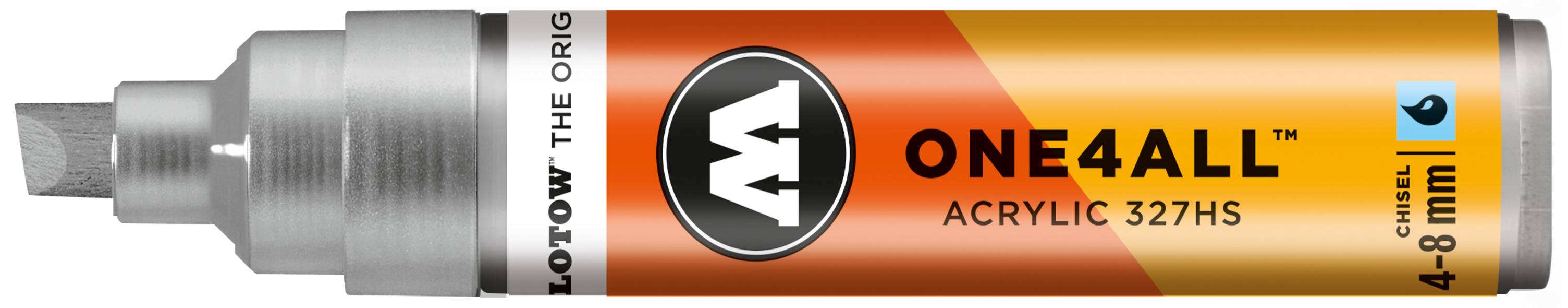 Acrylmarker ONE4ALL ACRYLIC 327HS 4-8mm, Nr. 227, metallic silber