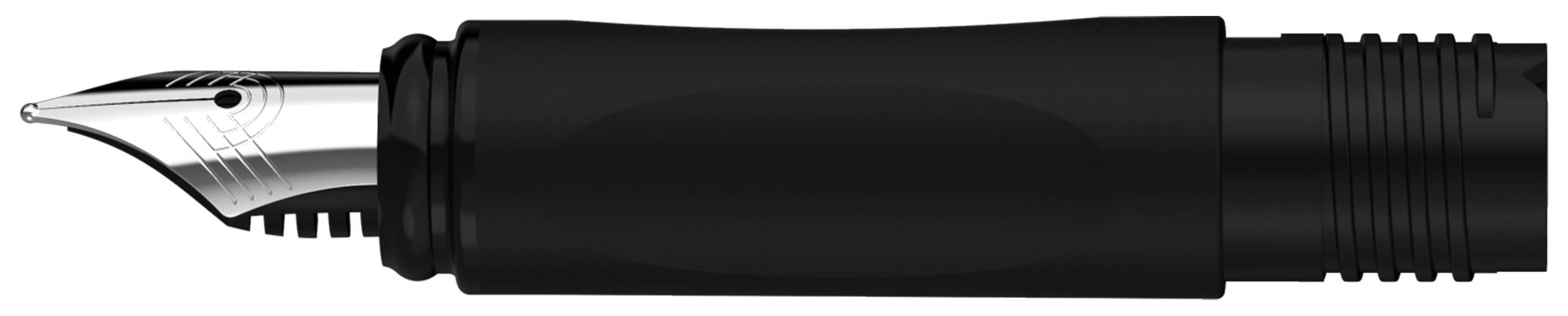 Vorderteil Füllhalter Ceod Shiny spider black mit M-Feder