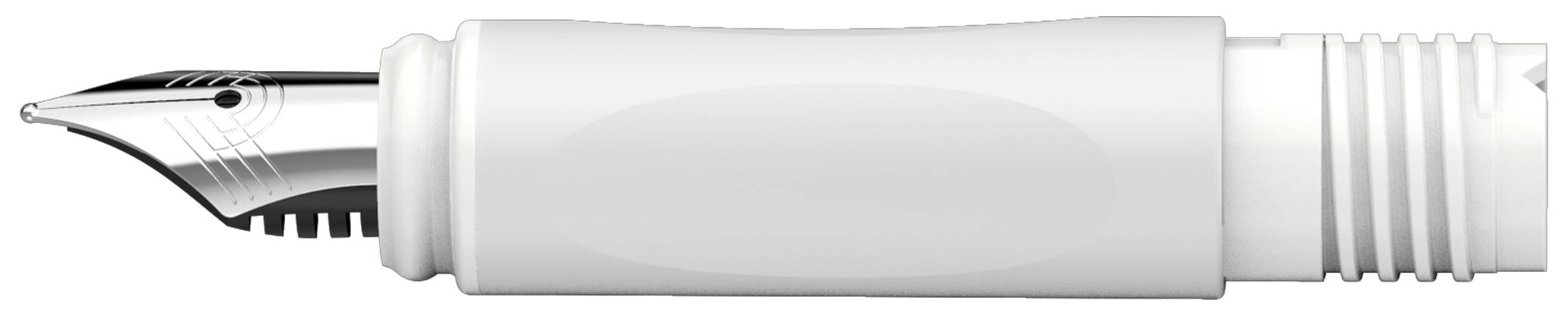 Vorderteil Füllhalter Ceod Shiny pearl white mit M-Feder