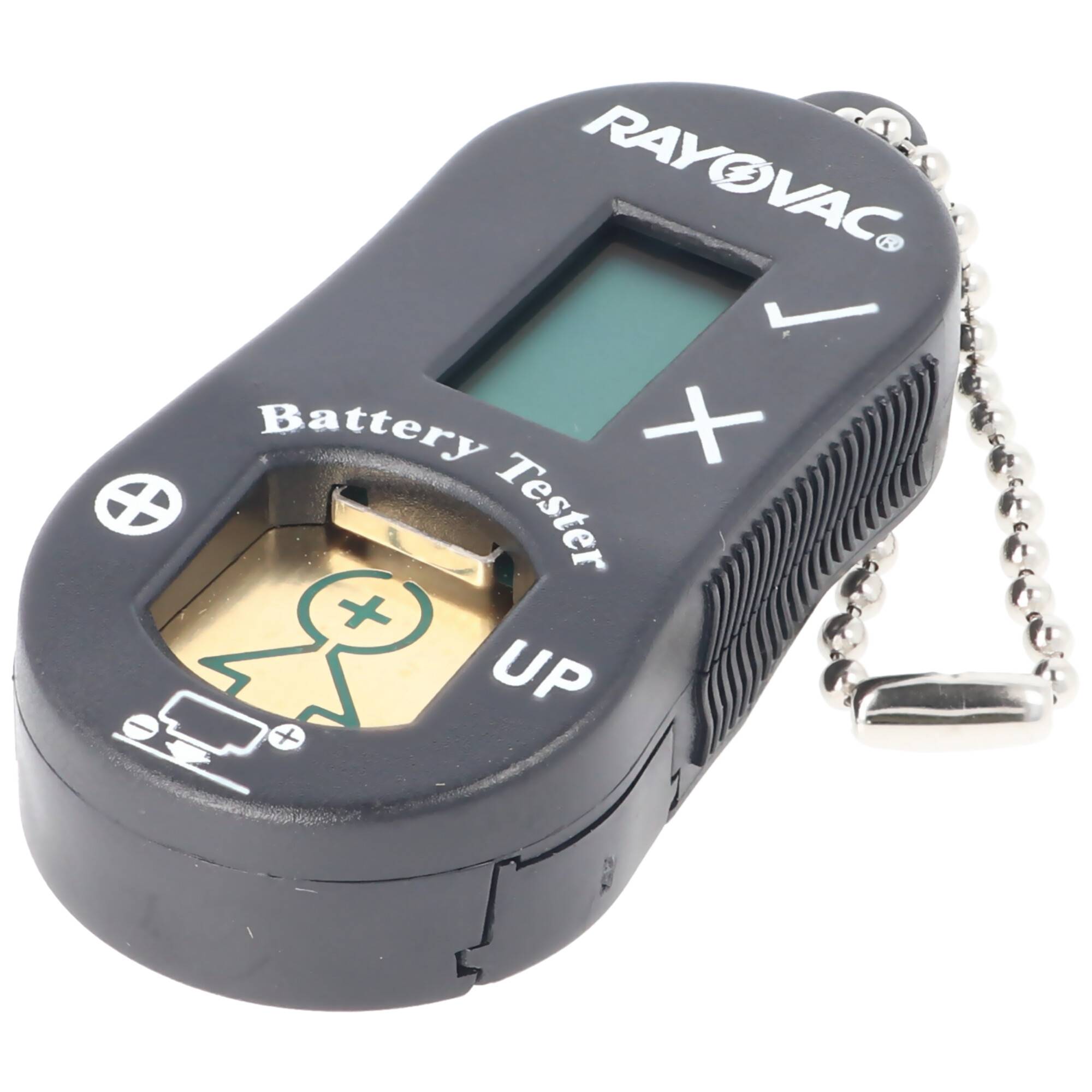 Batterietester für Hörgerätebatterien mit Batterieaufbewahrungsbox, prüft alle gängigen Hörgerätebatterien