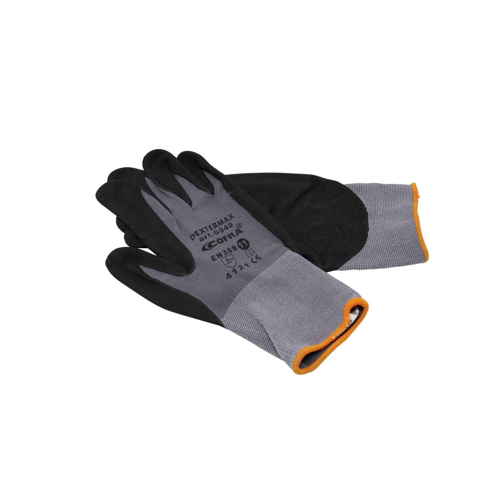 Cofra Dextermax Kommissionierer Handschuhe grau/schwarz, Nitril/PU-Beschichtung EN 388:2003 8 M