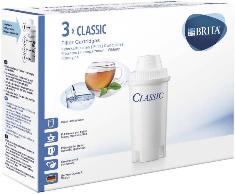 10 Stück Brita Wasserfilter-Kartusche Classic Pack 3