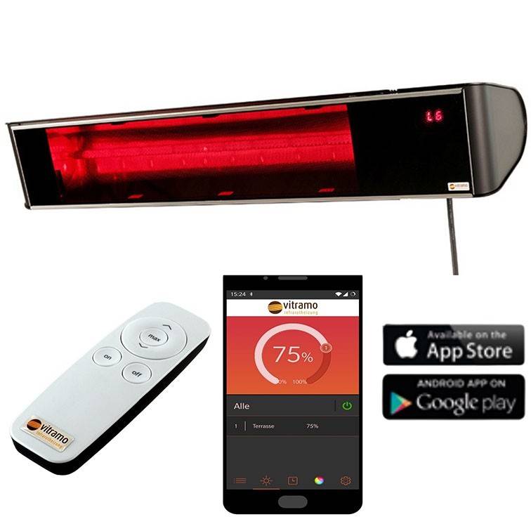 Vitramo Infrarot-Heizstrahler VC-EG2000S
