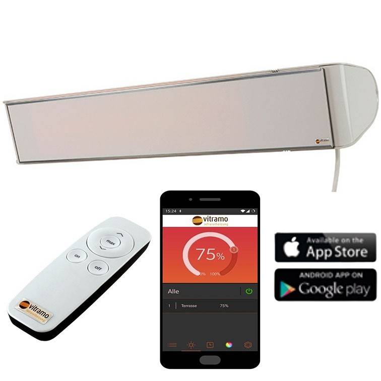 Vitramo Infrarot-Heizstrahler VC-EG2000W