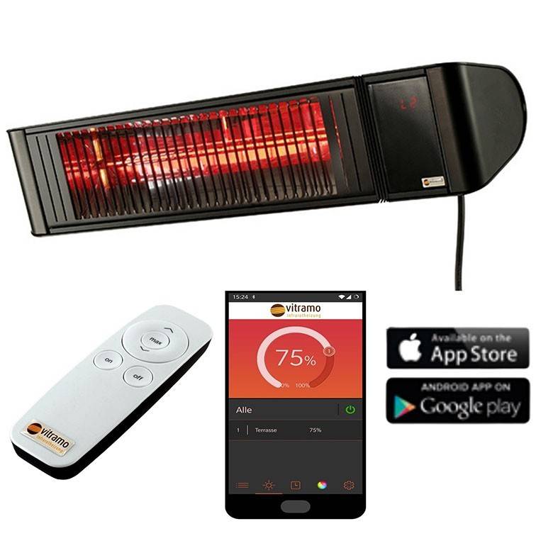 Vitramo Infrarot-Heizstrahler VC-EH2000S