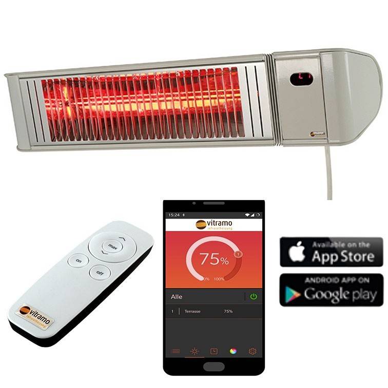 Vitramo Infrarot-Heizstrahler VC-EH2000W