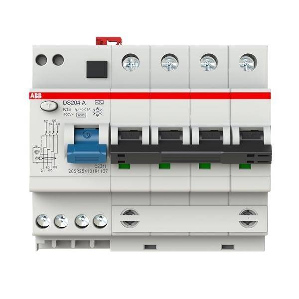 ABB Stotz S&J FI/LS-Kombination DS204 A-K13/0,03