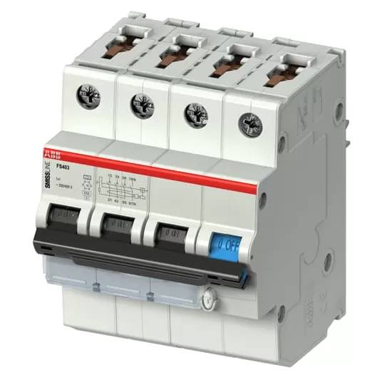 ABB FS403M-C6/0.03 FI-Schutzschalter C, 6A, 400VAC, 10kA, 0,03A, 4P 2CCL564110E0064