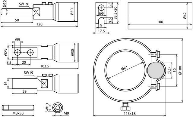 DEHN Anschlussset HVI P LO ASS RAV 27