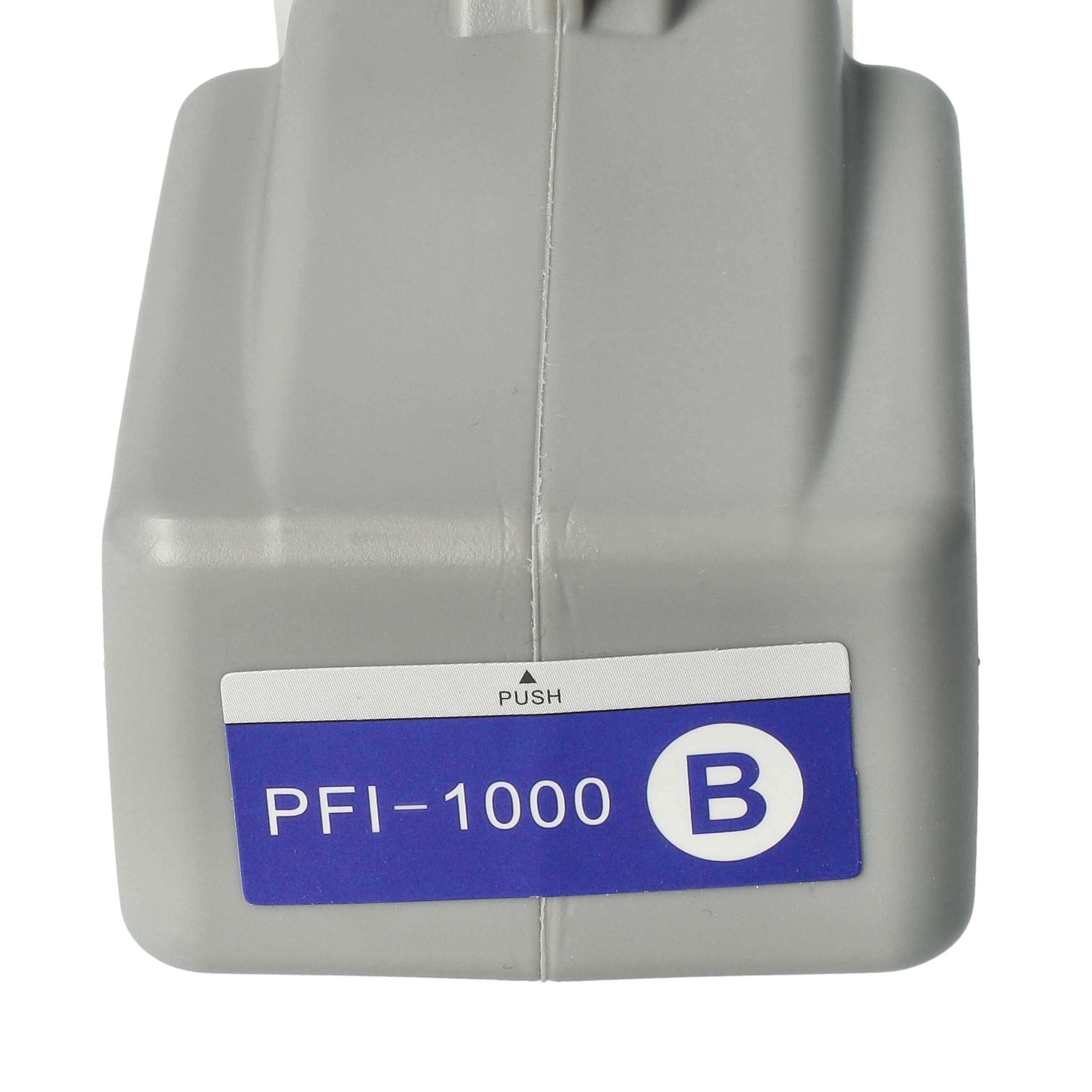 vhbw Patrone Blau kompatibel mit Canon Imageprograf PRO-1000 | Drucker (kompatibel, 80ml + Chip)