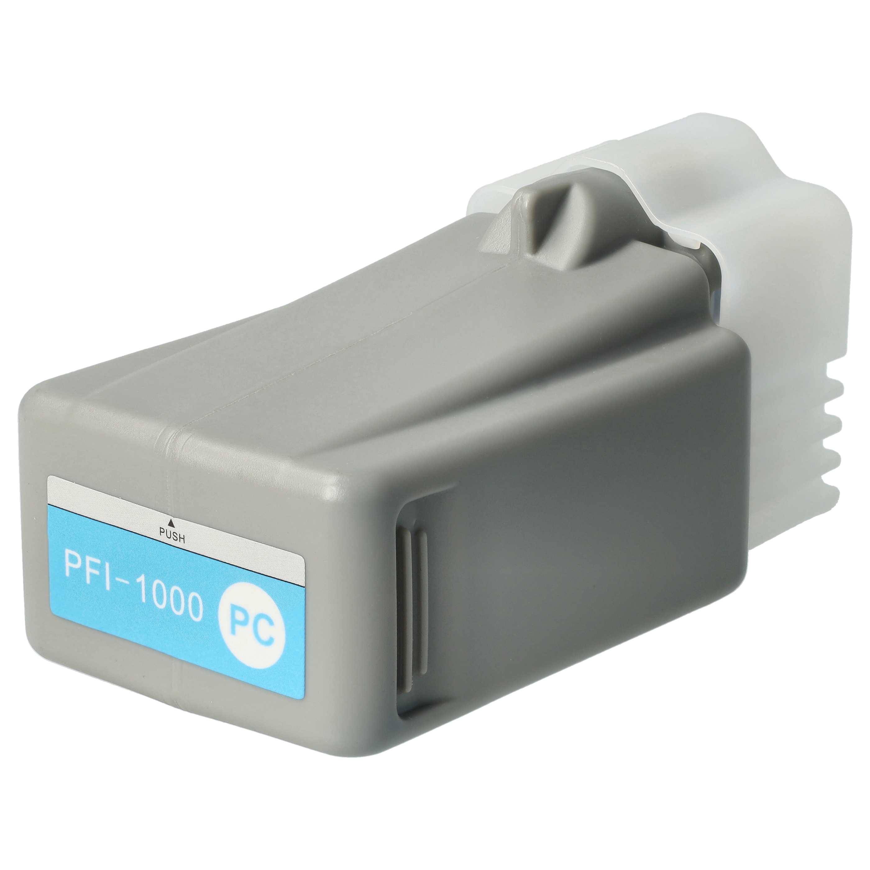 vhbw Tintenpatrone Photo Cyan als Ersatz für Canon PFI-1000PC | PFI-1000 PC (kompatibel, 80ml + Chip)
