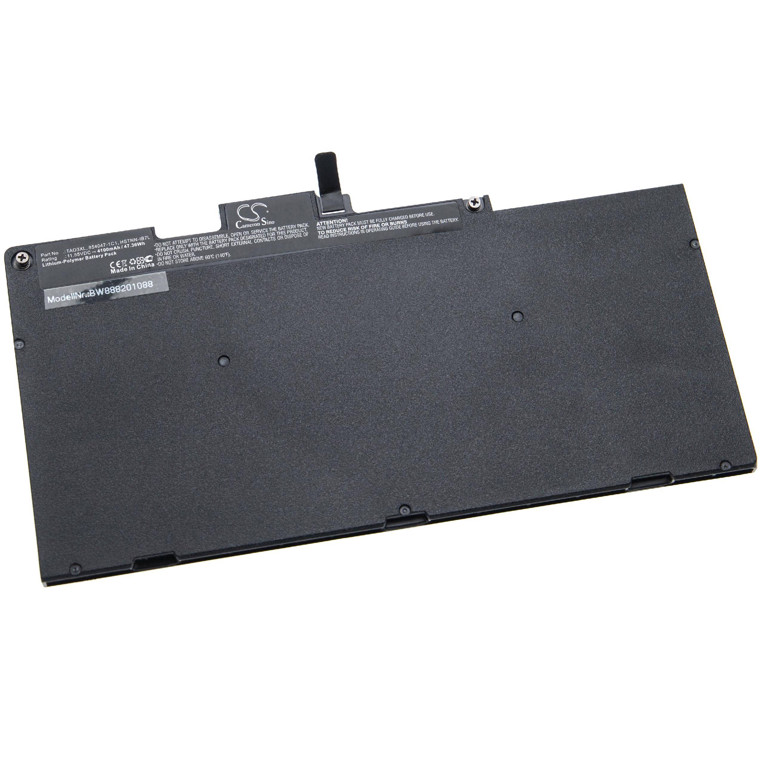 vhbw Akku kompatibel mit HP EliteBook 840 G4-1EP61EA, 840 G41EP61EA, 840 G4Z2V47EA Notebook (4100 mAh, 11,55 V, Li-Polymer)