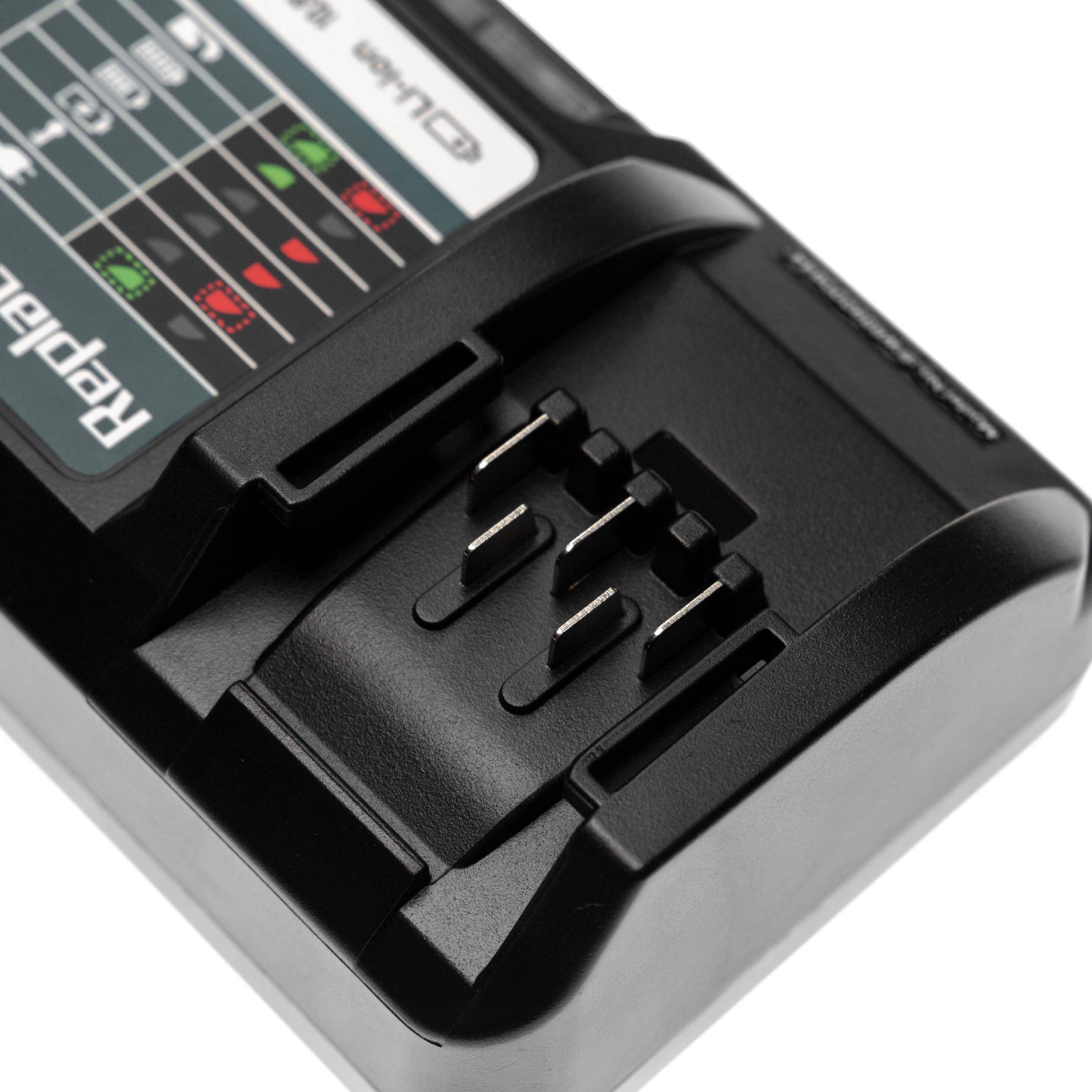 vhbw Ladegerät kompatibel mit Makita HR140DZJ, HR166, HR166D, HR166DS, HR166DSA, HR166DSAE, HR166DSAE1, HR166DSME Werkzeug Li-Ion-Akkus