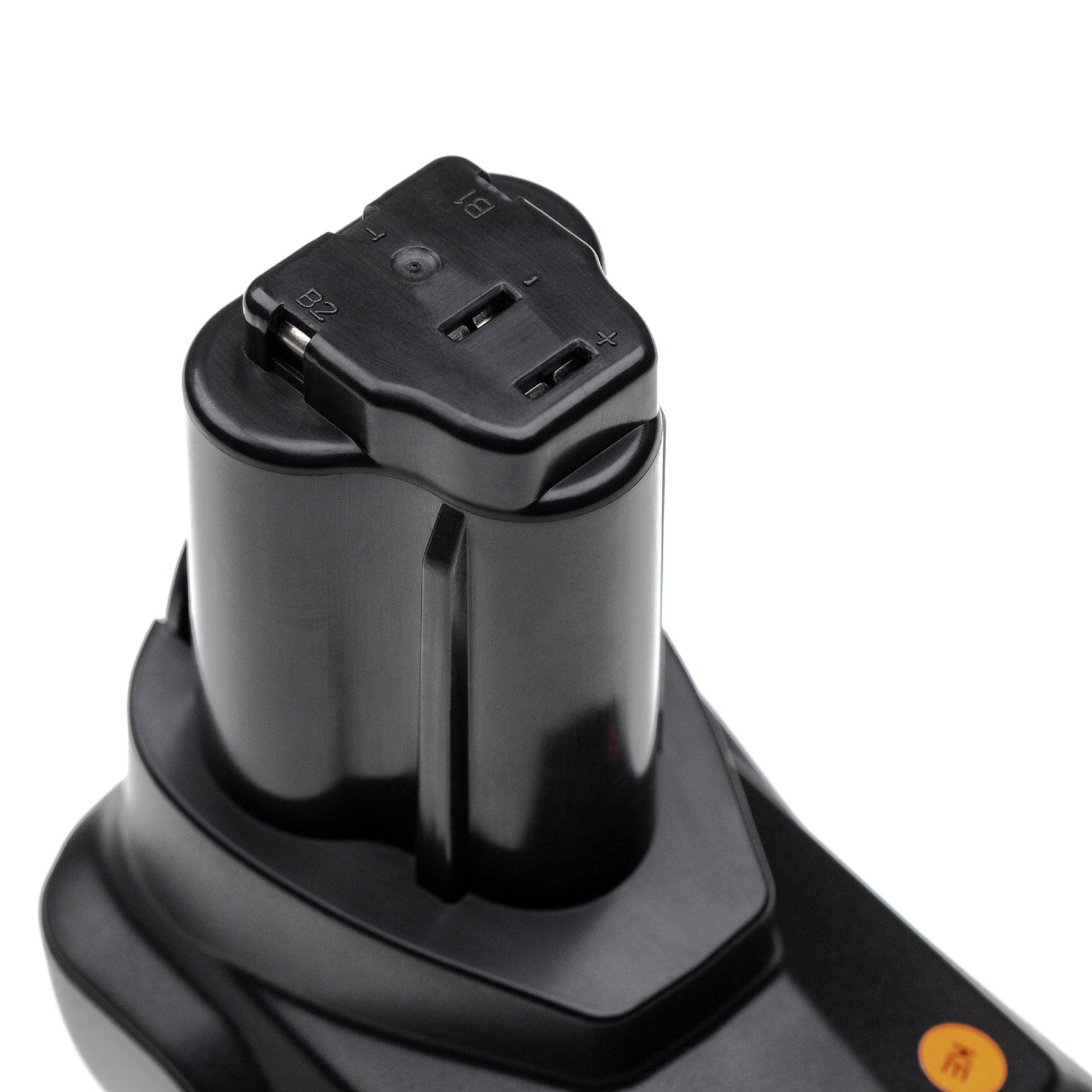 vhbw Akku kompatibel mit Metabo KPA 10.8 400, PowerLed 12, PowerImpact 12, KPA 10.8, KPA 10.8 600 Werkzeug (4000 mAh, Li-Ion, 10,8 V)