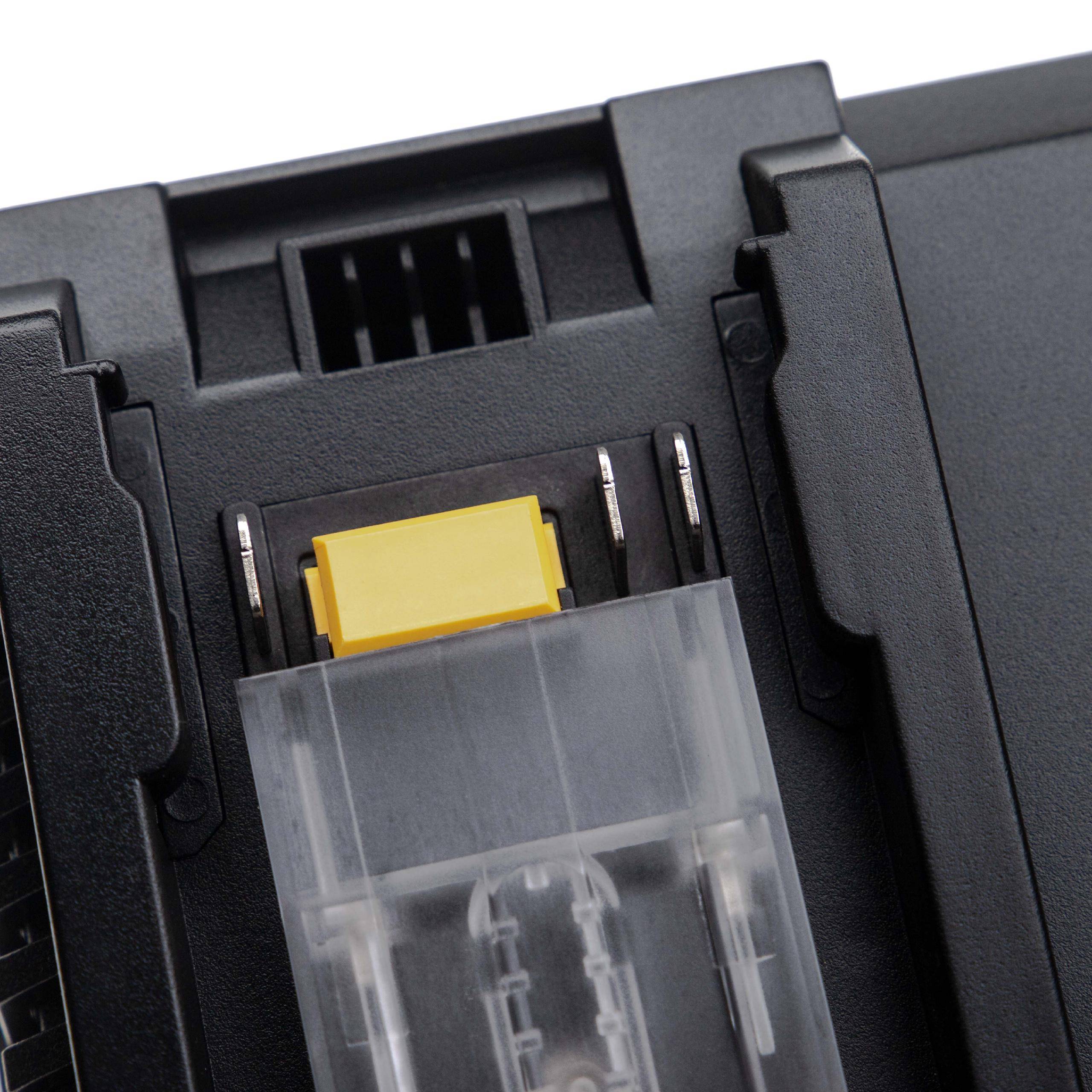 vhbw Dual-Ladegerät kompatibel mit Makita BGD801, BGD801RFE, BHP450, BGD801Z, BHP451RFE, BHP451, BHP451Z, BHP451SFE Werkzeug Li-Ion-Akkus