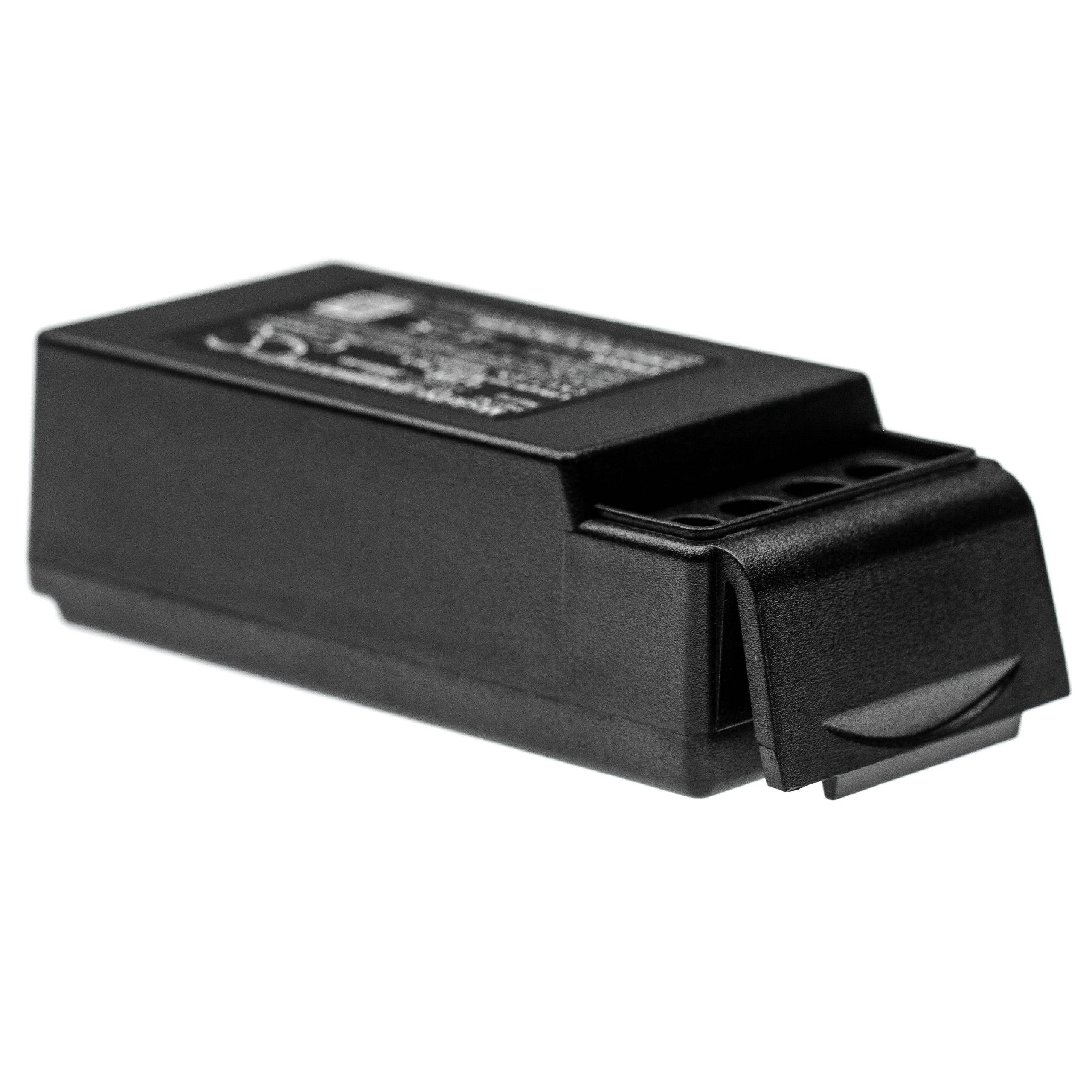 vhbw Akku kompatibel mit Cavotec M9-1051-3600 EX, MC-3 Industrie-Funkfernsteuerung Fernbedienung (2600mAh, 7,4V, Li-Ion), Version 1 - Schwarz