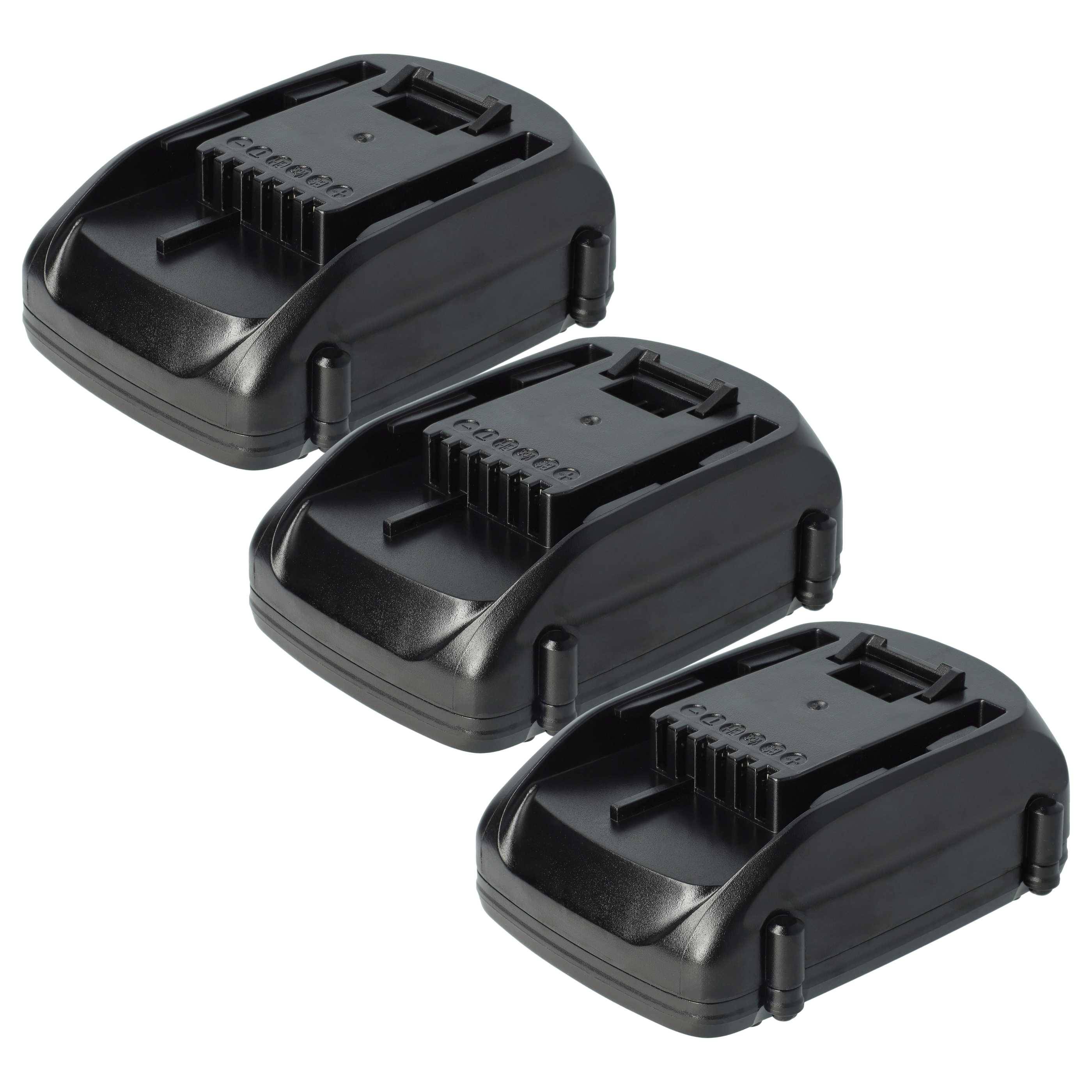 vhbw 3x Akku kompatibel mit Rockwell RK2812, RK2812K, RK2852K2, RK2810K, RK2810K2, RK2812K2, RK2852 Werkzeug (1500 mAh, Li-Ion, 18 V)