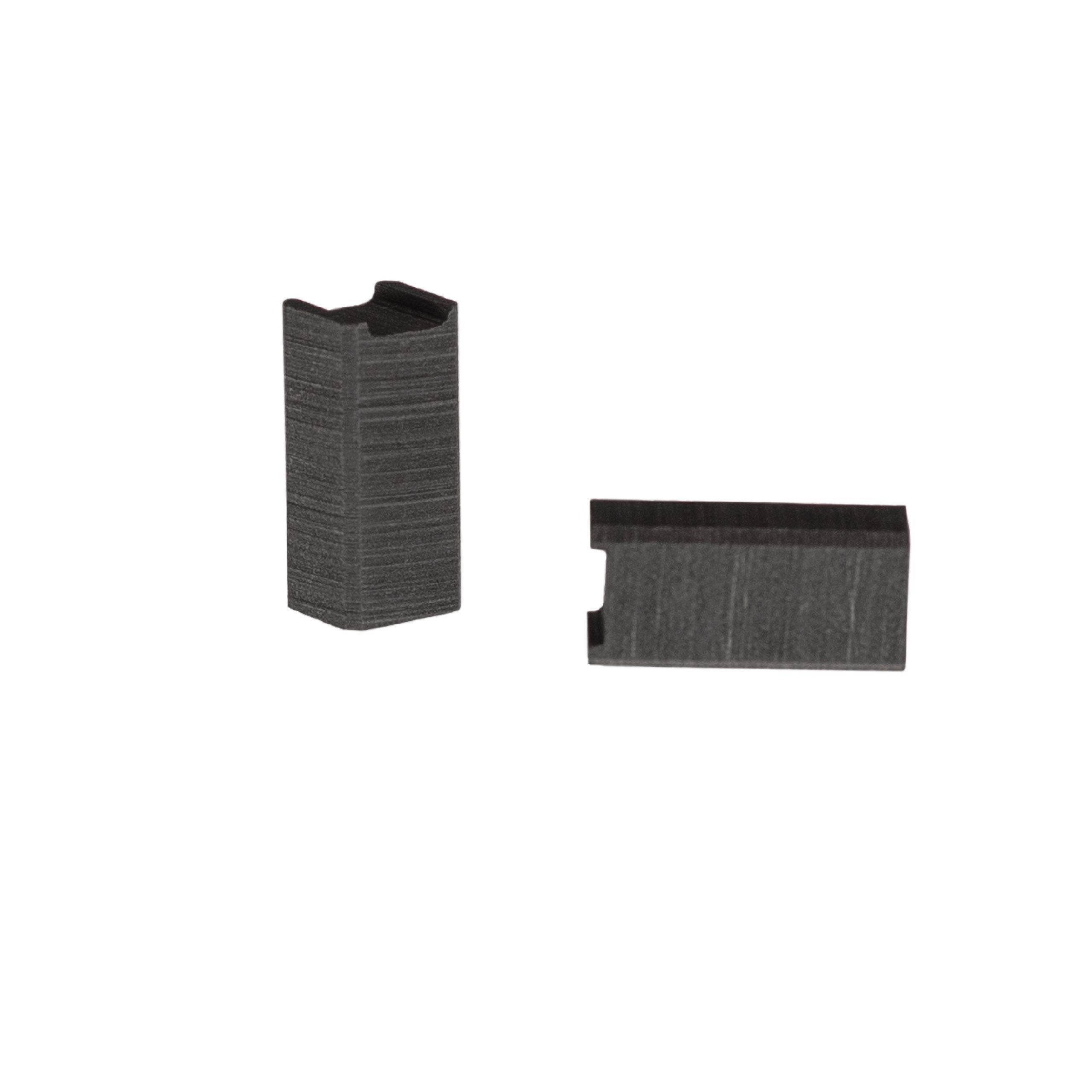 vhbw 2x Kohlebürste kompatibel mit Black & Decker 2836 Typ 1 18V | Q145KS-2 Typ 1 Elektrowerkzeug 5,6 x 6,75 x 14,5 mm