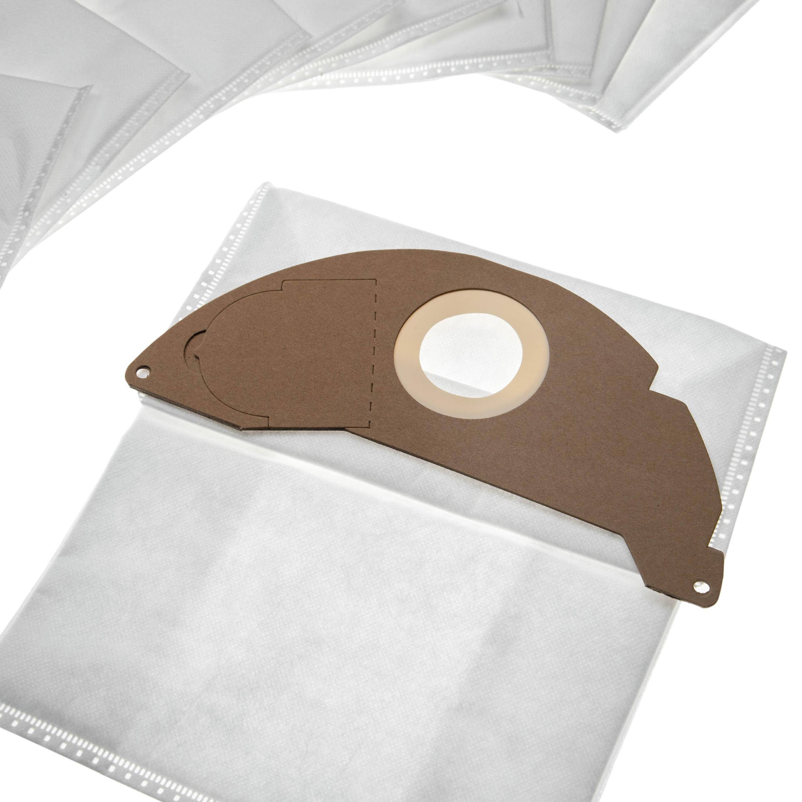 vhbw 30x Staubsaugerbeutel kompatibel mit Kärcher WD 2 Staubsauger - Mikrovlies, 24,5cm x 23,5cm, Weiß
