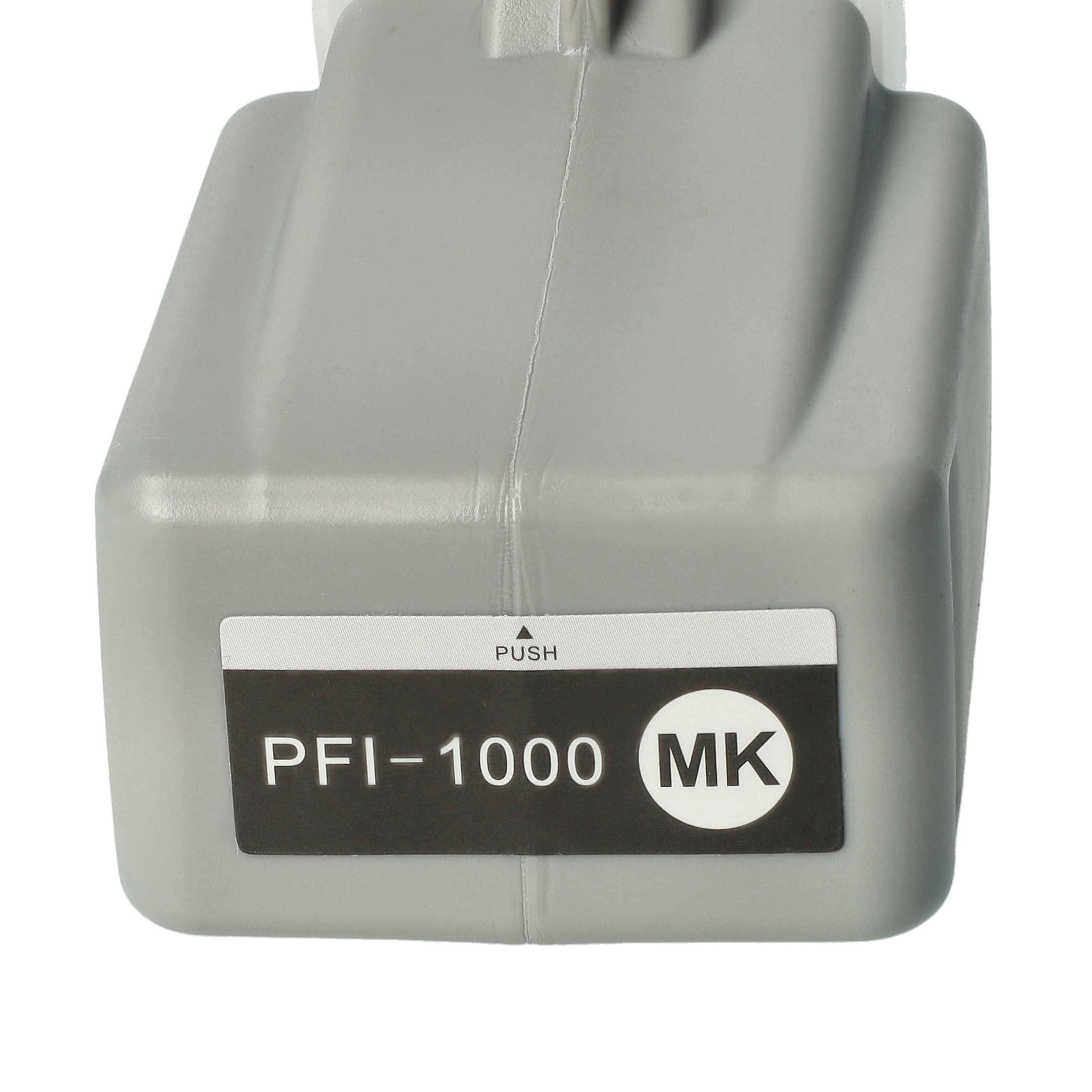 vhbw Tintenpatrone Matt-Schwarz kompatibel mit Canon Imageprograf PRO-1000 Drucker (kompatibel, 80ml + Chip)