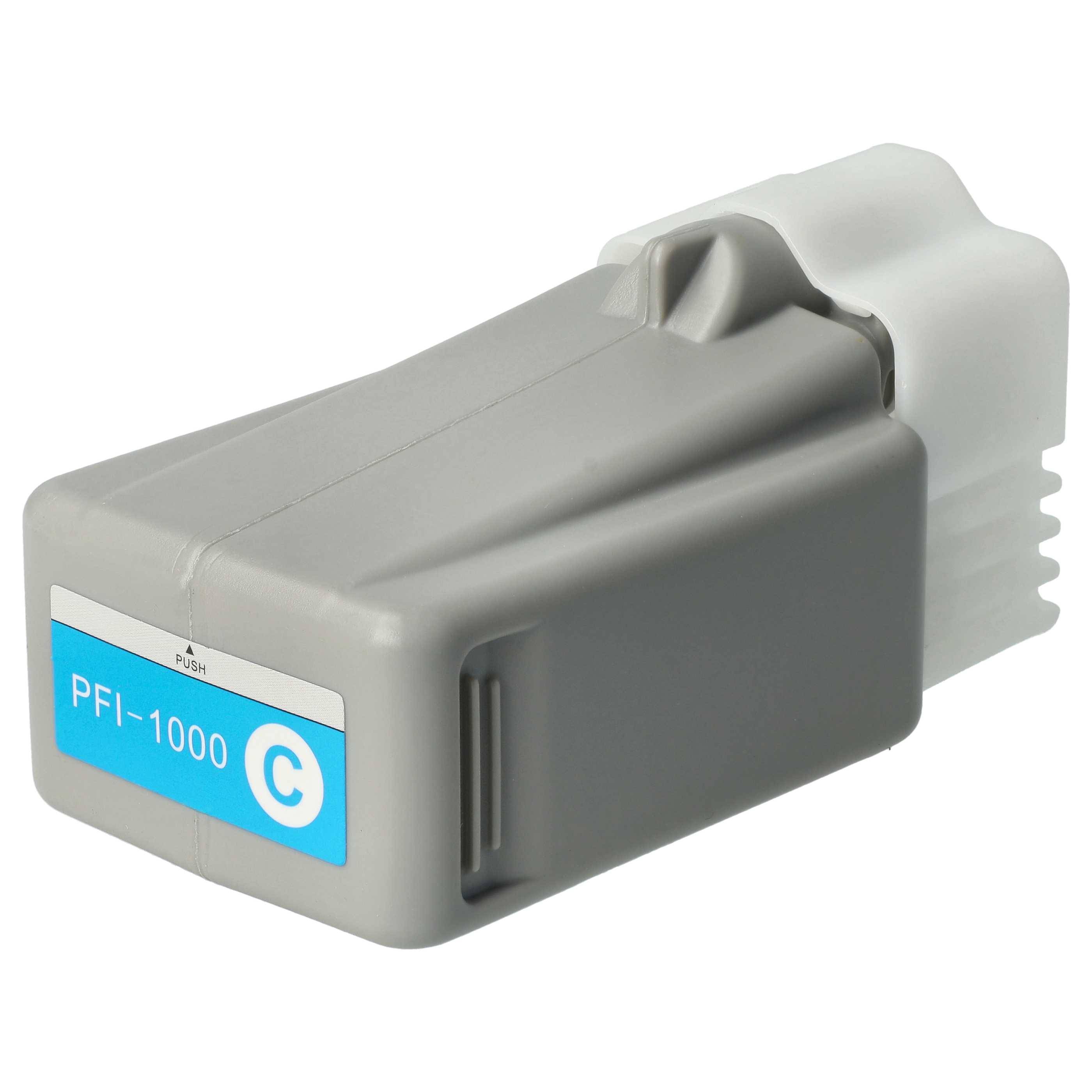 vhbw Tintenpatrone Cyan als Ersatz für Canon PFI-1000C | PFI-1000 C (kompatibel, 80ml + Chip)