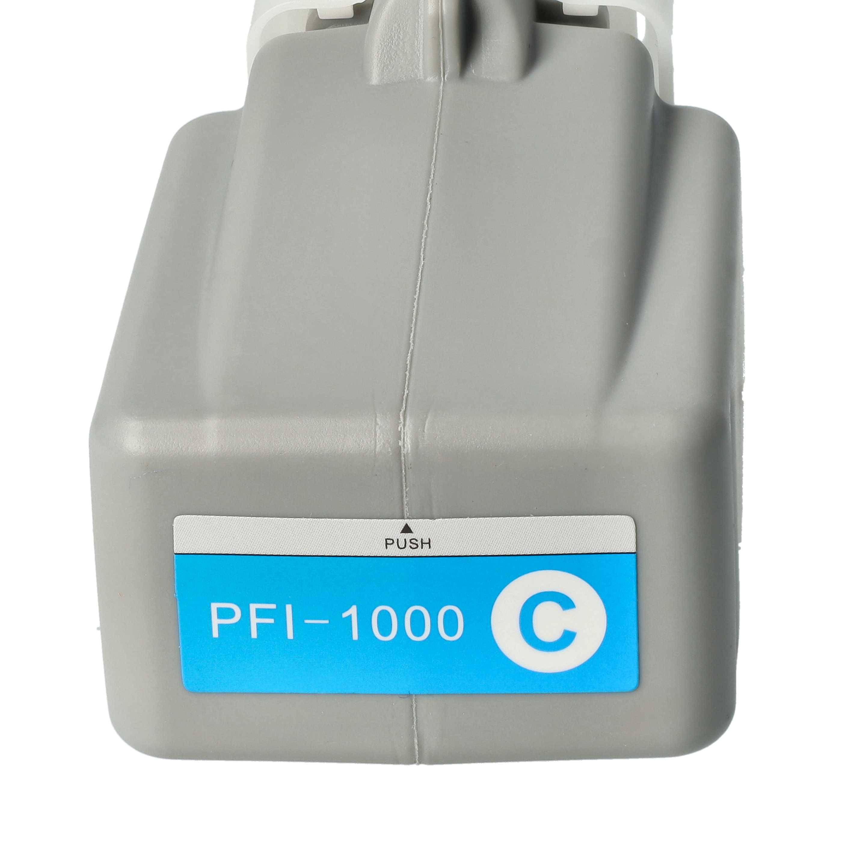 vhbw Tintenpatrone Cyan als Ersatz für Canon PFI-1000C | PFI-1000 C (kompatibel, 80ml + Chip)