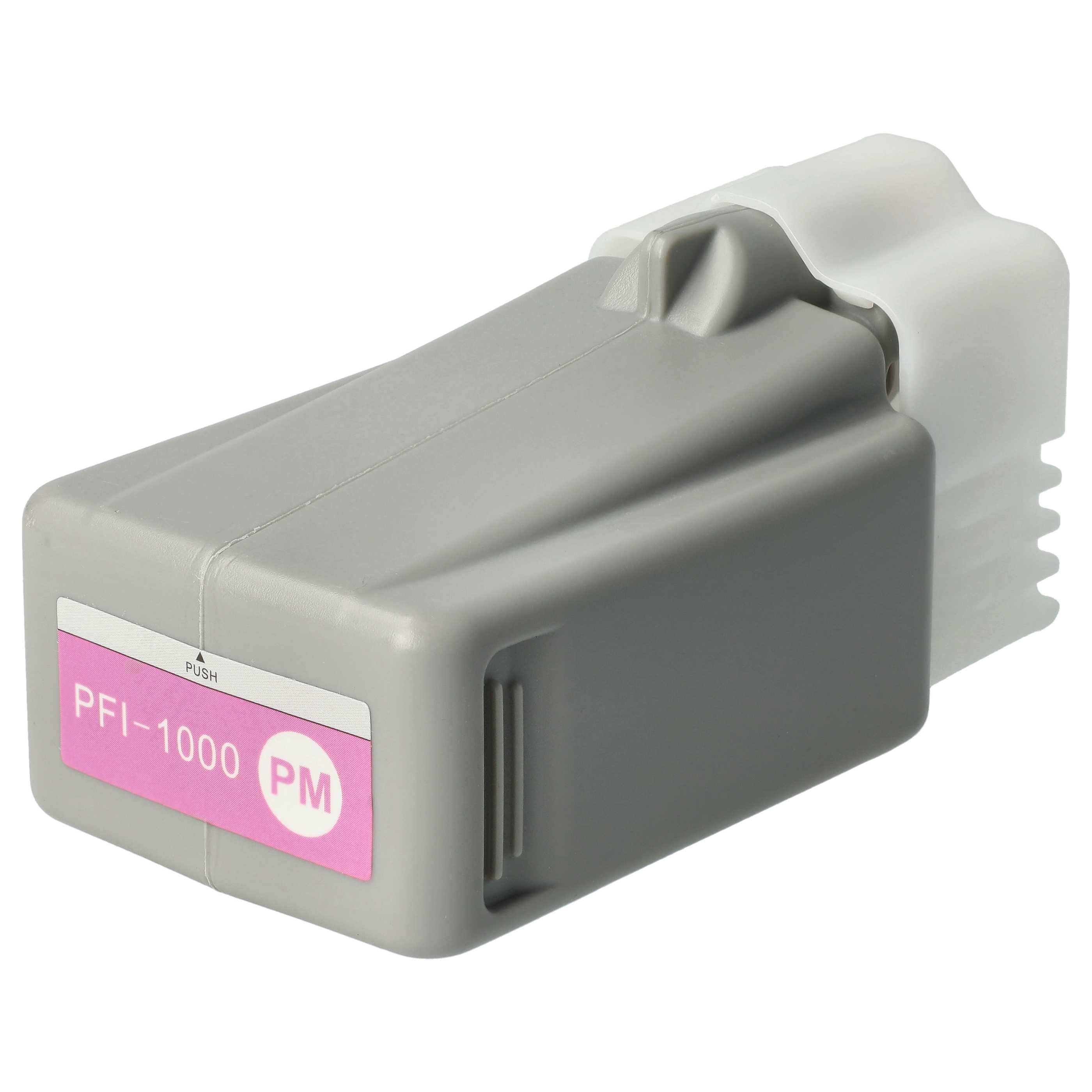 vhbw Patrone photo magenta kompatibel mit Canon Imageprograf PRO-1000 | Drucker (kompatibel, 80ml + Chip)