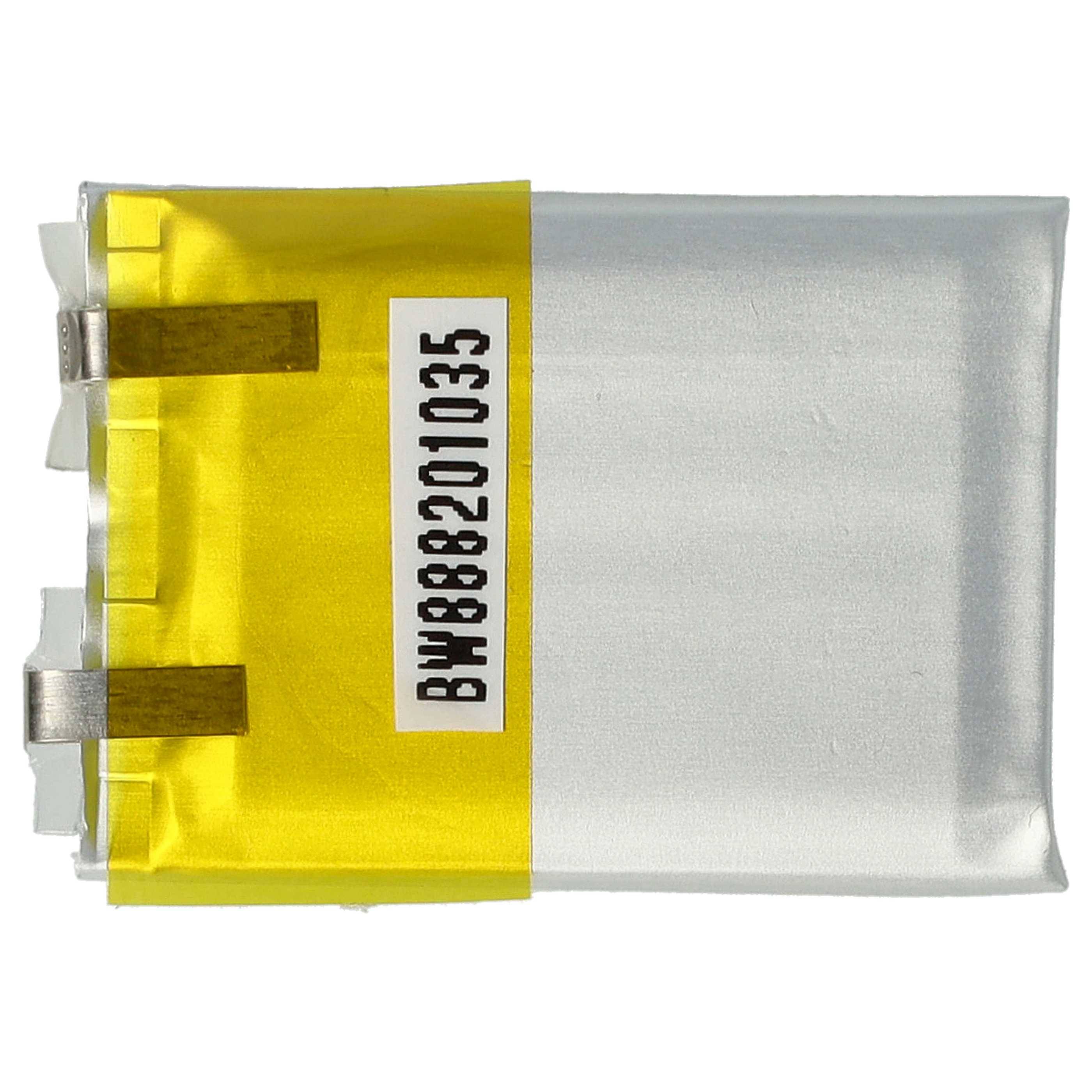 vhbw Akku kompatibel mit TomTom Golfer 1 Smartwatch Uhr Fitnessarmband (190 mAh, 3,7 V, Li-Polymer)