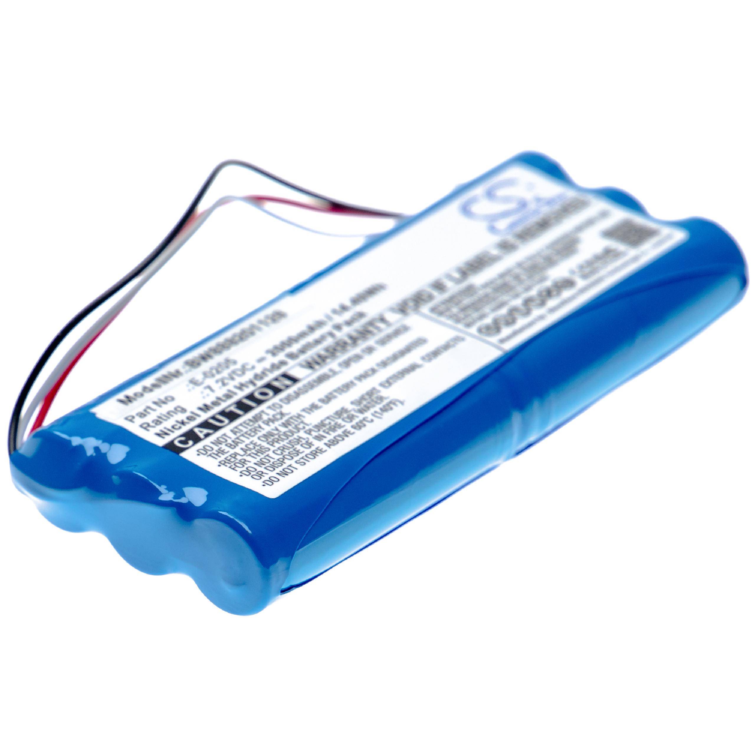 vhbw Akku kompatibel mit Aaronia V4, V1S, NF Messgerät (2000 mAh, 7,2 V, NiMH)