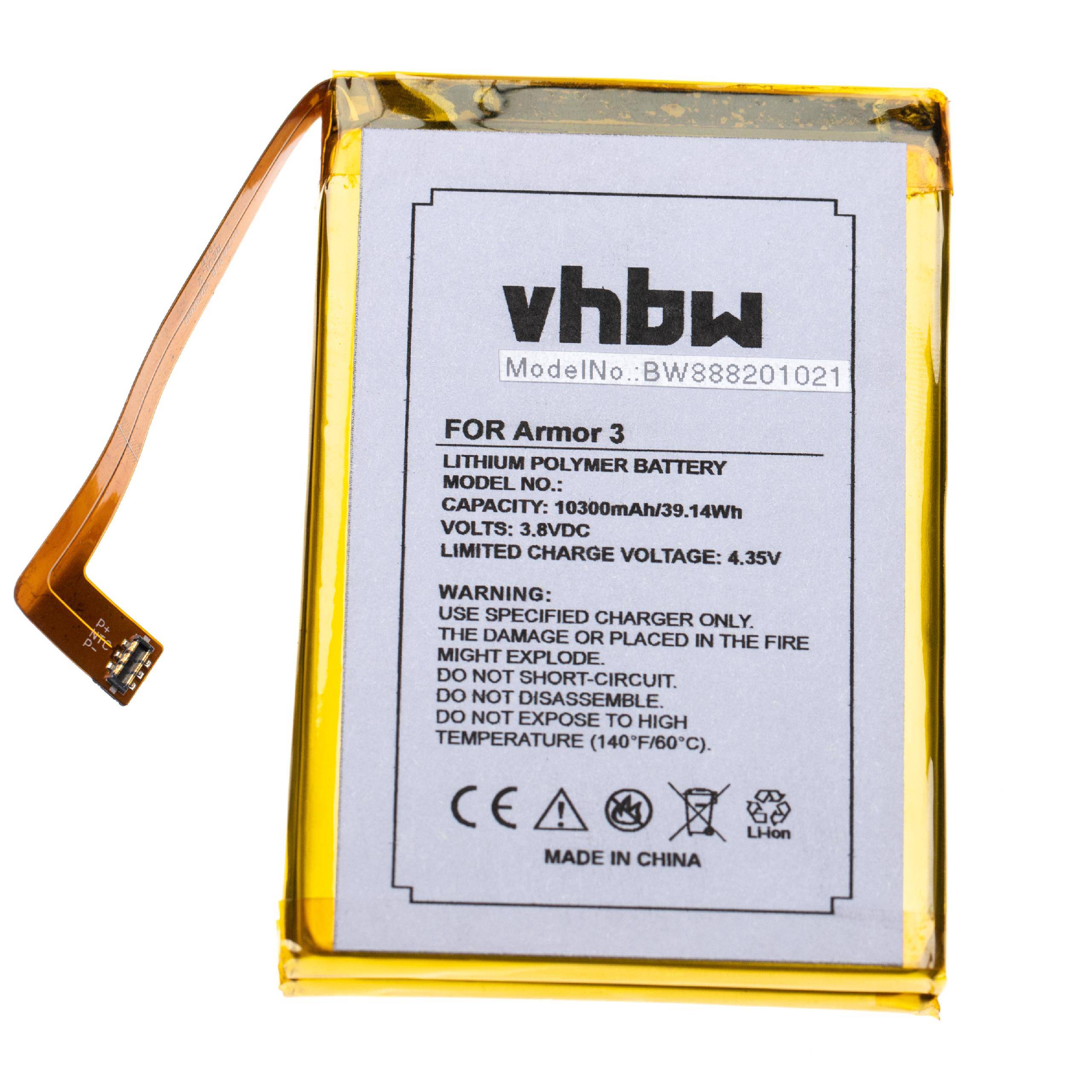 Lithium-Polymer-Akku mit Aufschrift „vbbh