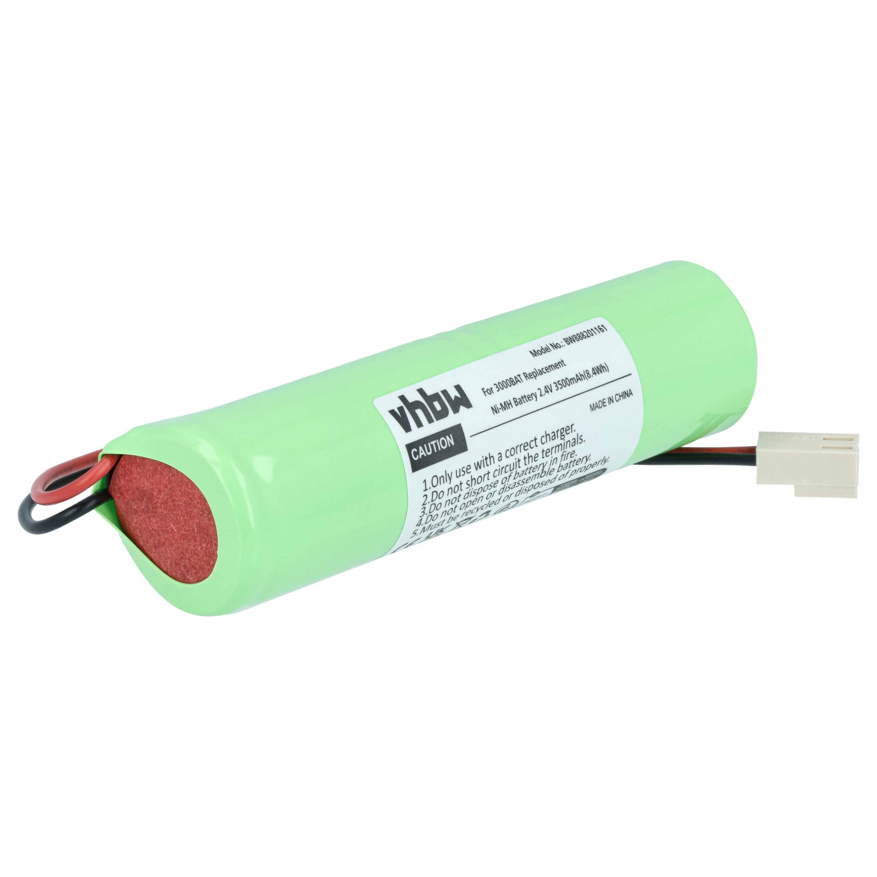 vhbw Akku kompatibel mit Metland AFL30T2, AFL40T, FL 1000 HP, FL1000 Lasermessgerät, Messgerät (3500 mAh, 2,4 V, NiMH)