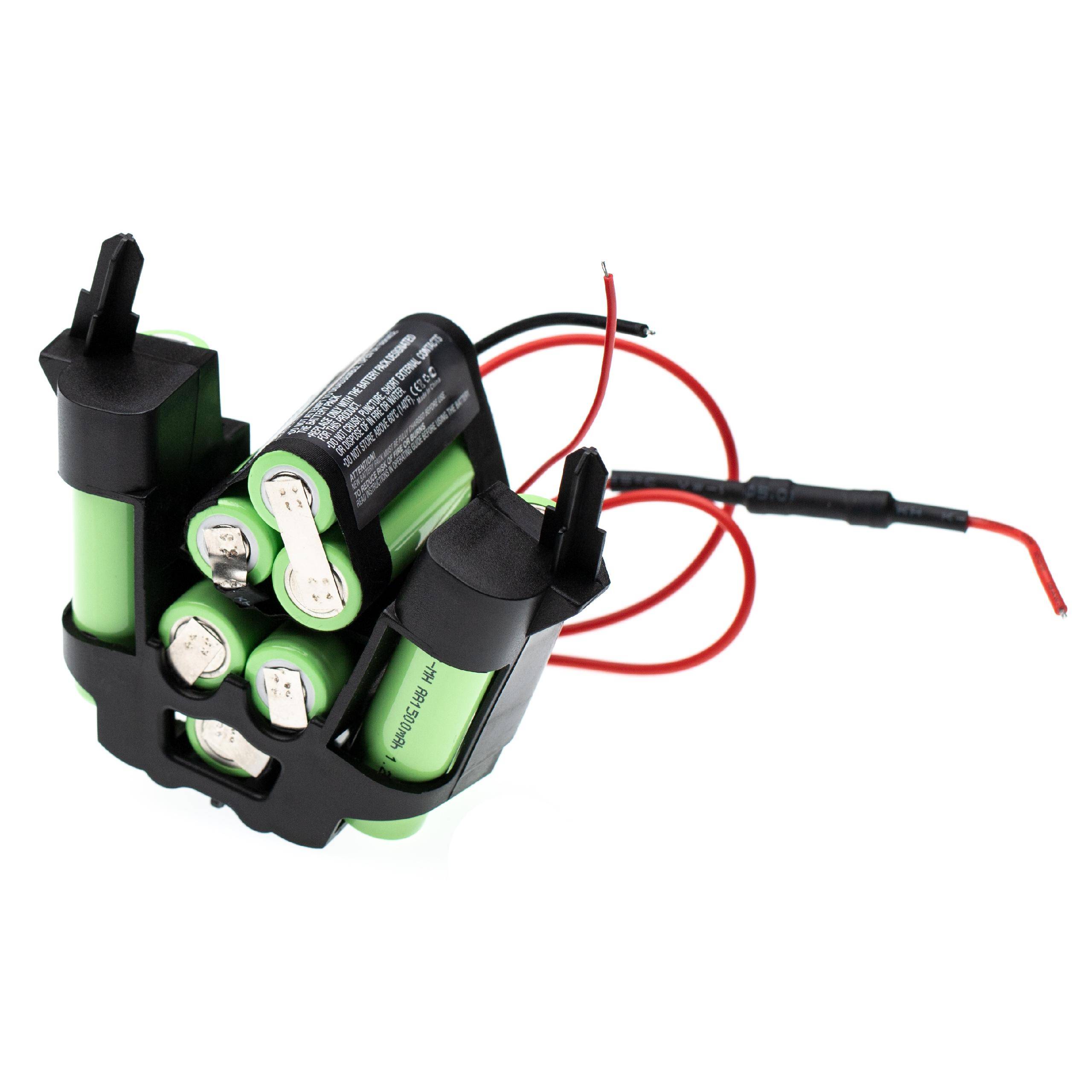vhbw Akku kompatibel mit AEG AG3002, AG3003, 900273710, 900273722, AG3001, 900273733, 900273735 Staubsauger (1500 mAh, 12 V, NiMH)